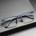 Square Lens Titanium Eyeglasses Frame Adult Retro Vintage Full Rim Eyeswear