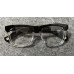 Men Full Fim Glasses Frame Black Crystal Eyeglasses Square Solid Acetate Eyewear