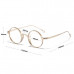 Retro Round Pure Titanium Glasses Frames Women Full Rim Eyeglasses Frames Men