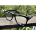 Men’s Full Fim Glasses Frame Matte Black Eyeglasses Square Solid Acetate Eyewear