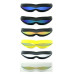 SPACE ROBOT RAVE DJ COSTUME CYCLOPS FUTURISTIC SHIELD SUN GLASSES Polarized Lens