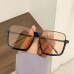 Unisex Anti-Blue Light Glasses Retro Square Glasses Personality Eyeglass Frames