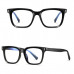 Women Men Nearsighted Glasses TR90 Square Black Spring Hinge Myopia Glasses U