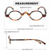 Vintage Small Round Reading Glasses Mens Womens Readers +1.0 2.0 2.5 3.0 3.5