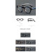 Rivet Reading Glasses Men Women Readers Thick Acetate Retro Eyeglass frames