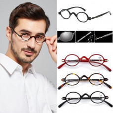 Vintage Small Round Reading Glasses Mens Womens Readers +1.0 2.0 2.5 3.0 3.5