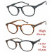 Flattering Round Reading Glasses Readers (NOT Bifocal) Power Fr 1.00 To + 6.00